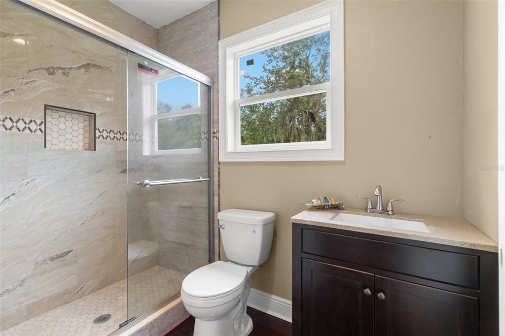 Bathroom, Glass Shower, Interior