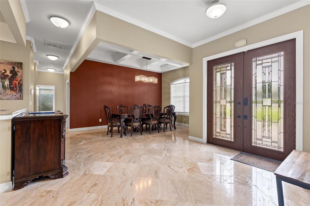 Dining room, Interior, Pendant Lights