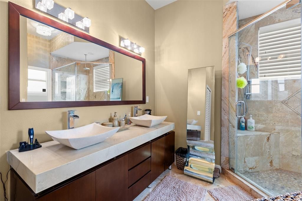 Bathroom, Glass Shower, Interior