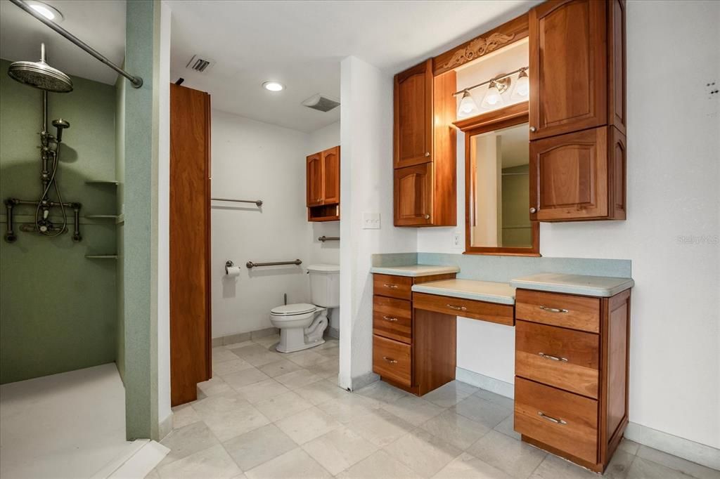 Empty room, Fireplace, Interior, Recessed Lighting, Wood Texture Flooring