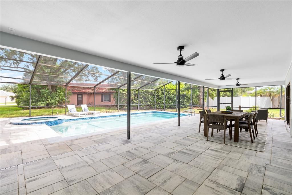 Dining room, Glass Ceilings, Interior, Pool, Sun Room
