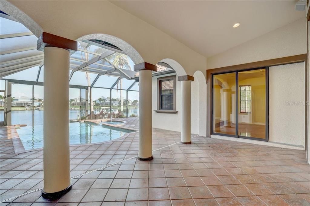 Glass Ceilings, Interior, Pool, Recessed Lighting, Sun Room, Water