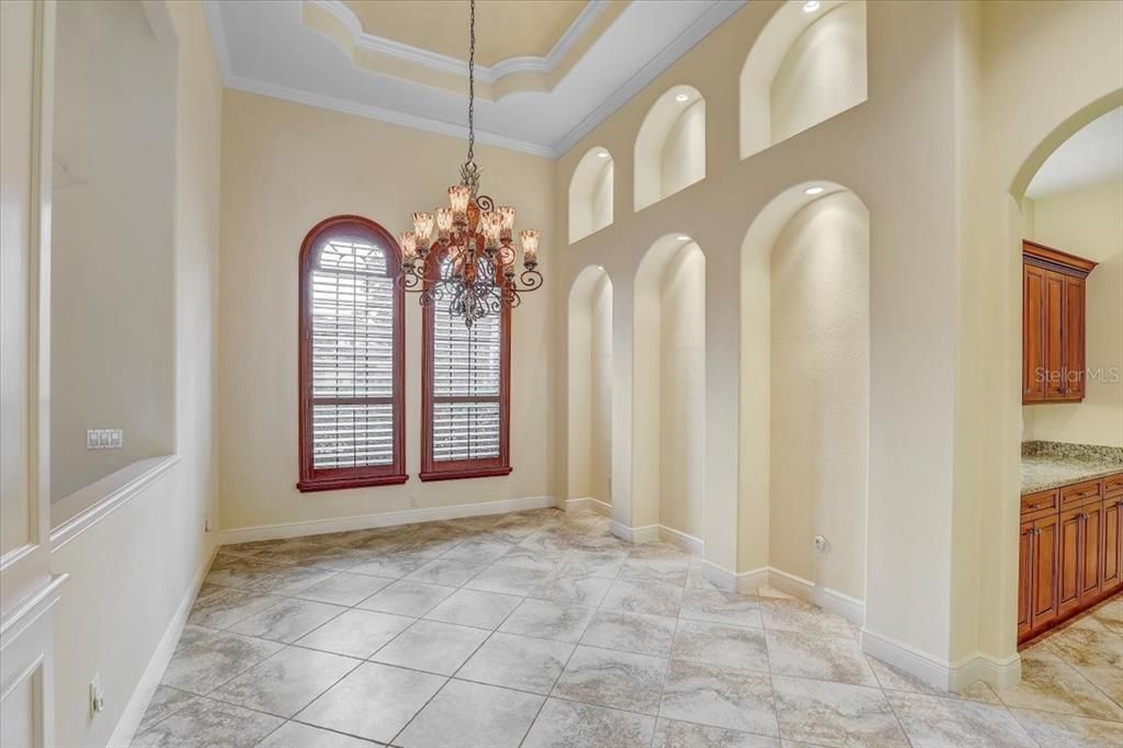 Chandelier, Interior, Recessed Lighting
