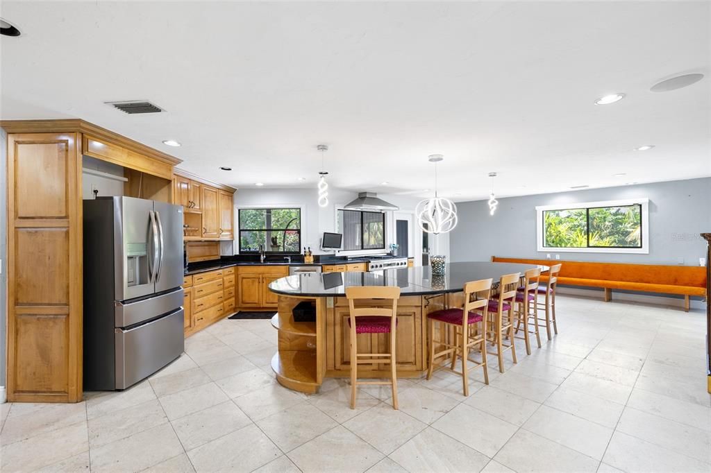Interior, Kitchen, Pendant Lights, Recessed Lighting