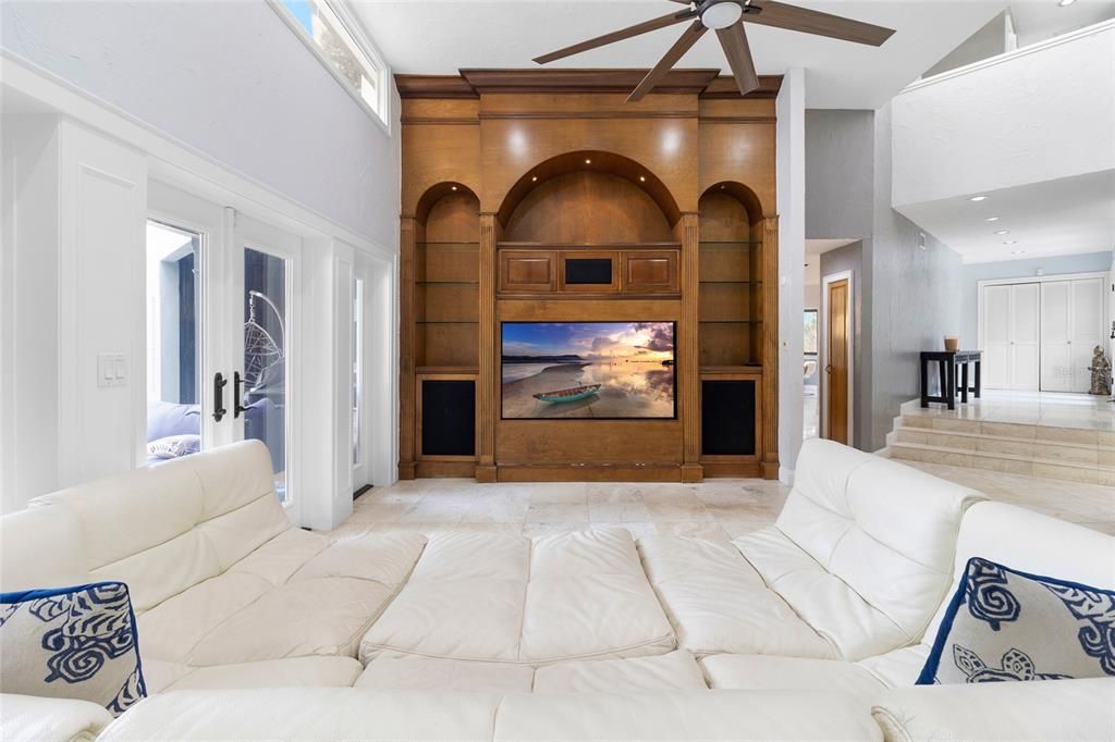 Interior, Living room, Recessed Lighting