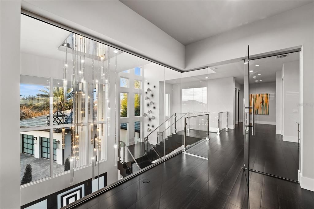 Interior, Pendant Lights, Recessed Lighting, Wood Texture Flooring