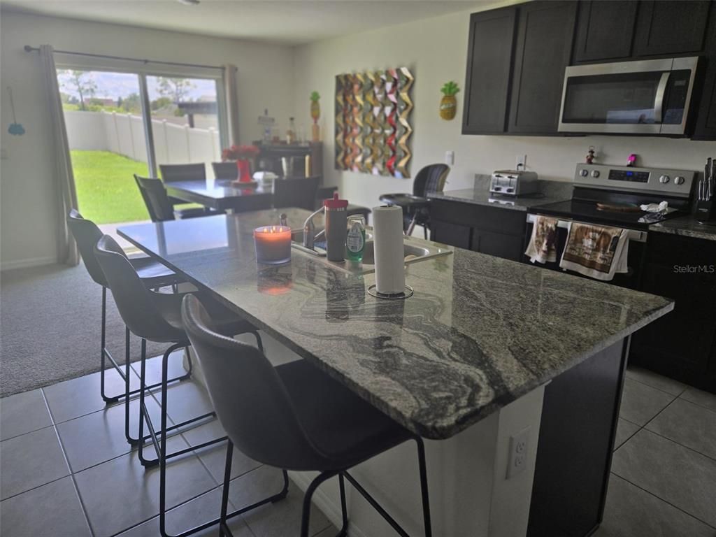 Dining room, Interior, Kitchen, Stainless Steel Appliances