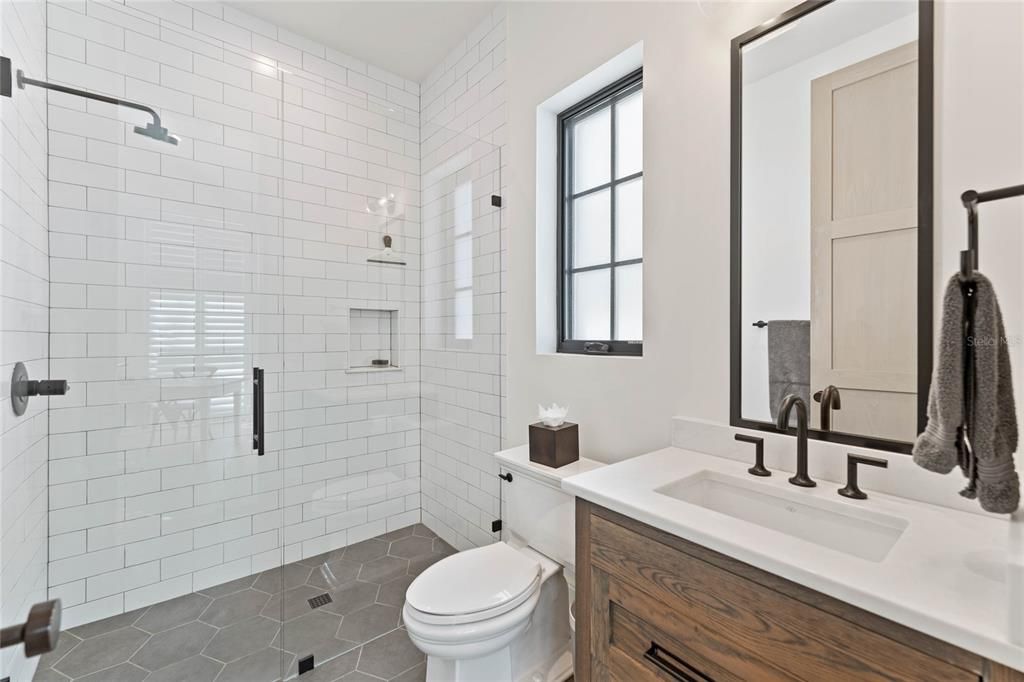 Bathroom, Glass Shower, Interior