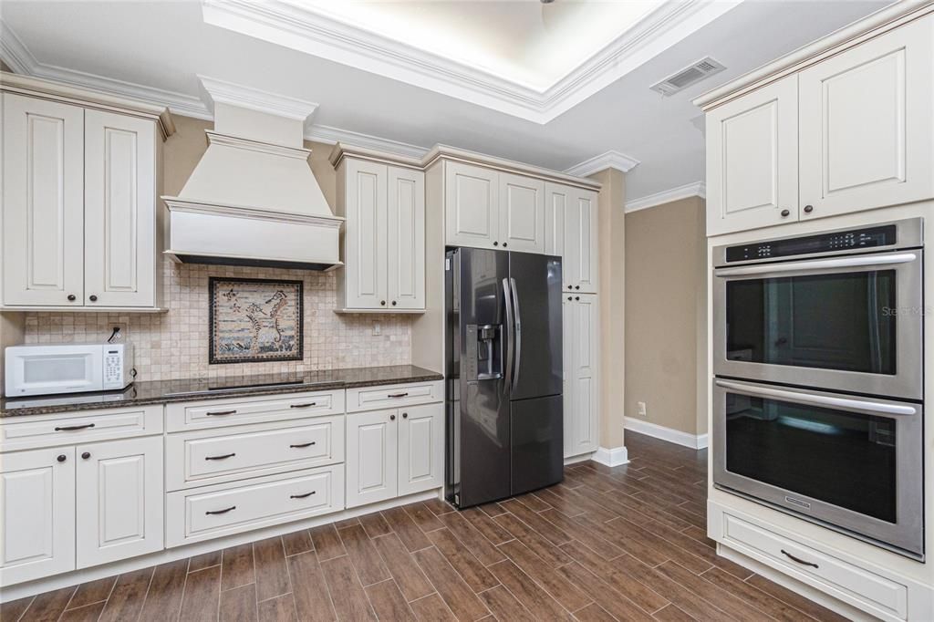 Interior, Kitchen, Wood Texture Flooring