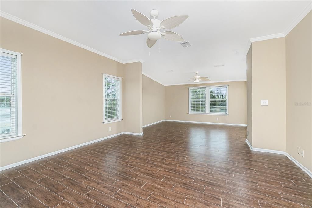 Empty room, Interior, Wood Texture Flooring