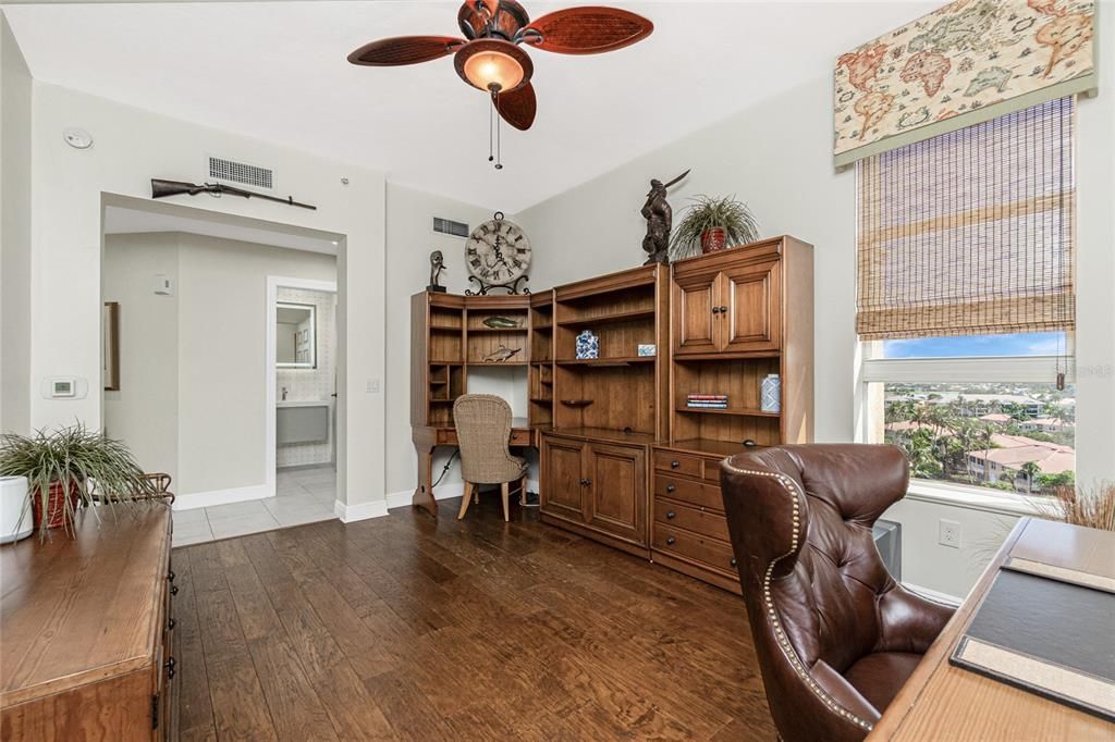 Home Office, Interior, Wood Texture Flooring