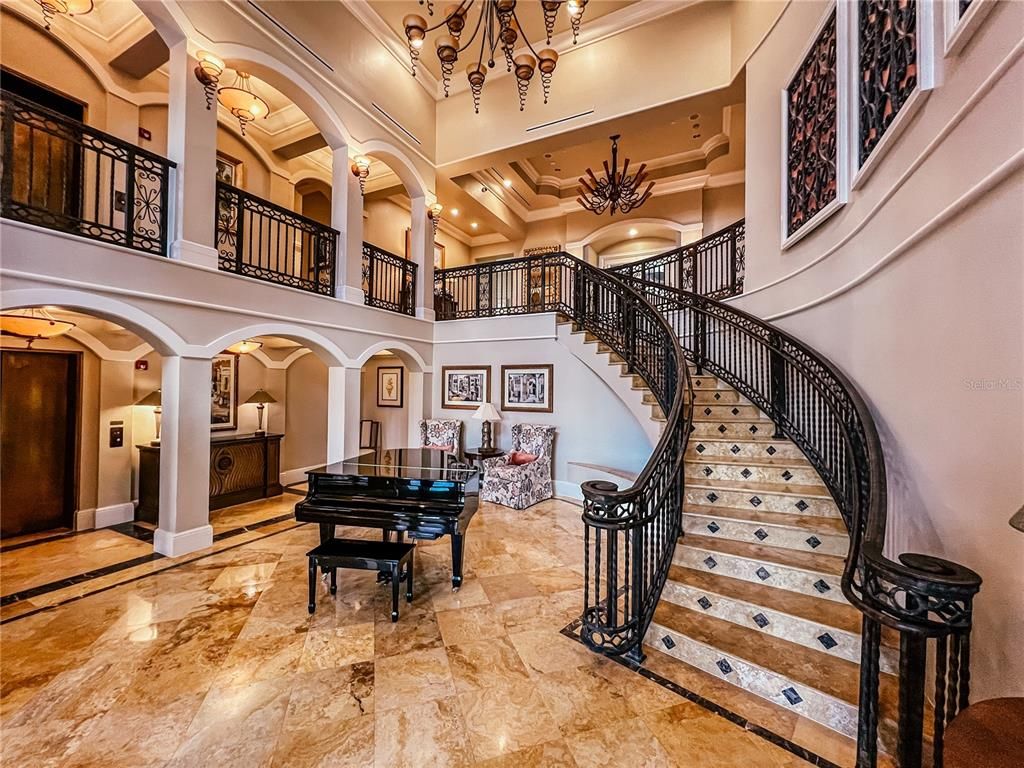 Interior, Piano, Recessed Lighting