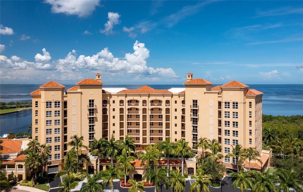 Exterior, Facade, Water, Condo Building