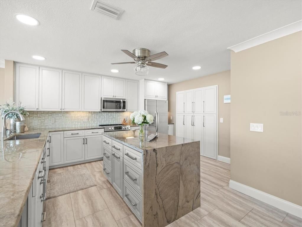 Interior, Kitchen, Recessed Lighting, Stainless Steel Appliances