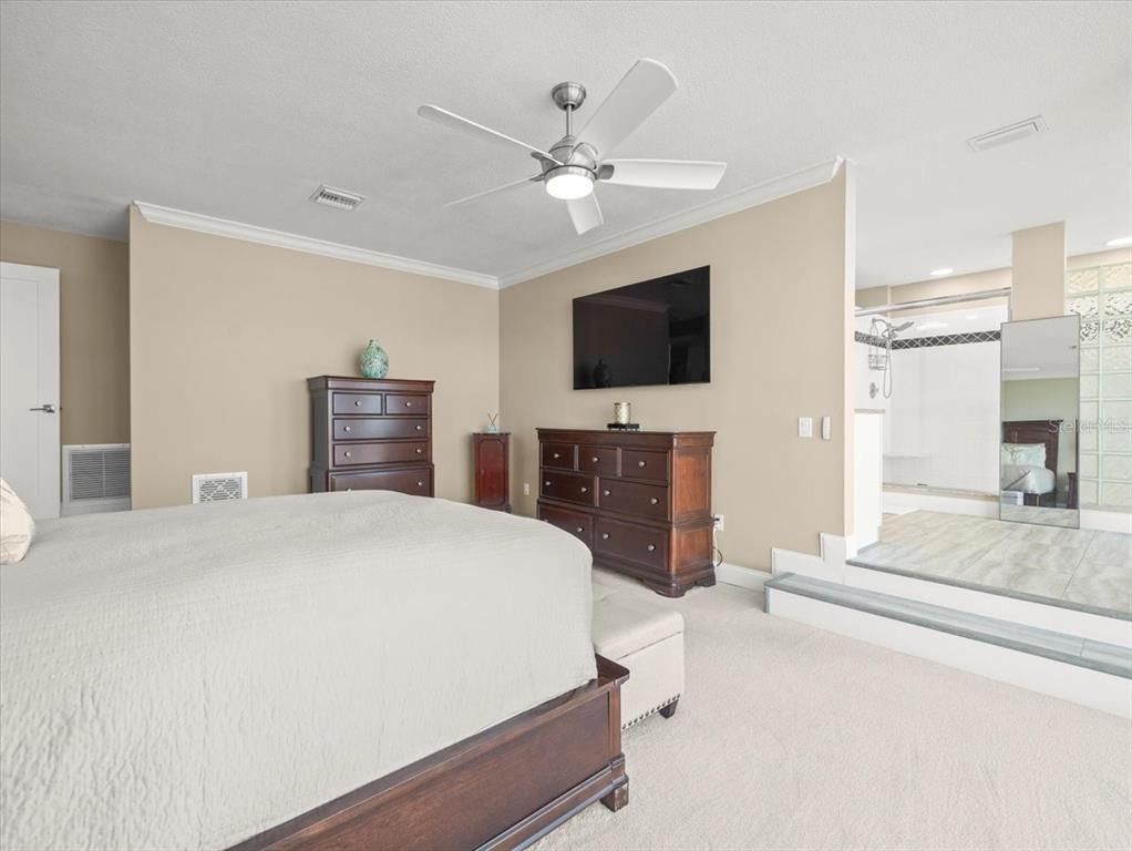 Bedroom, Interior, Recessed Lighting