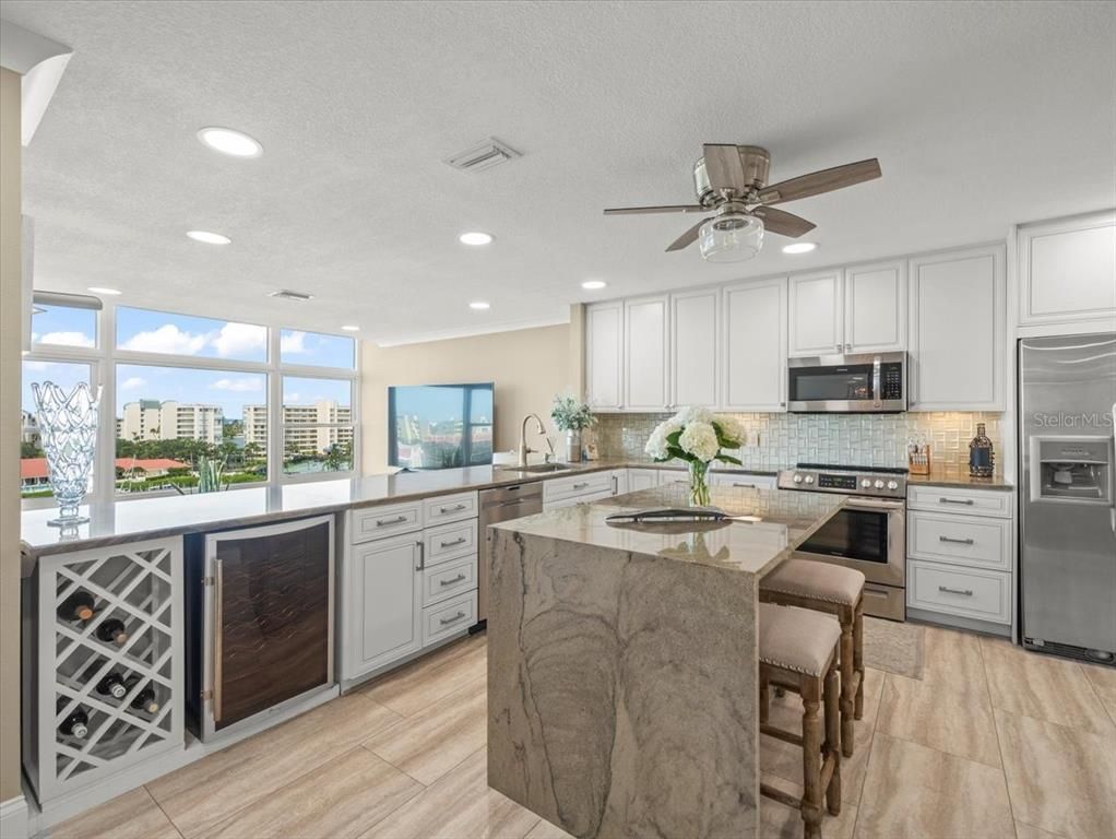 Interior, Kitchen, Recessed Lighting, Stainless Steel Appliances