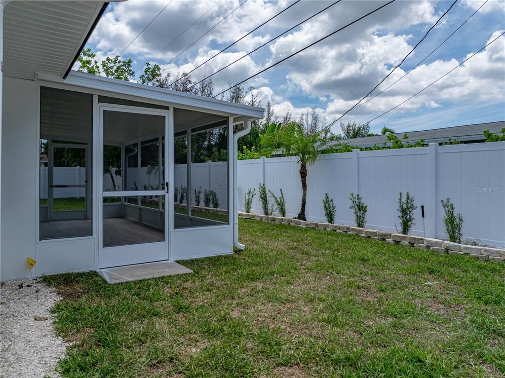 Backyard, Exterior