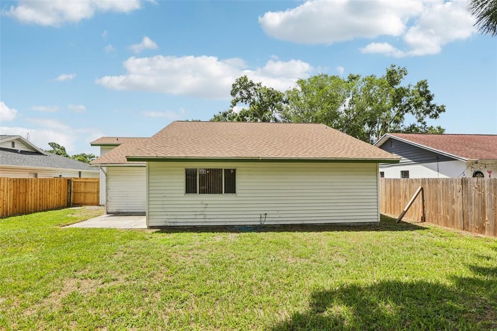 Backyard, Exterior