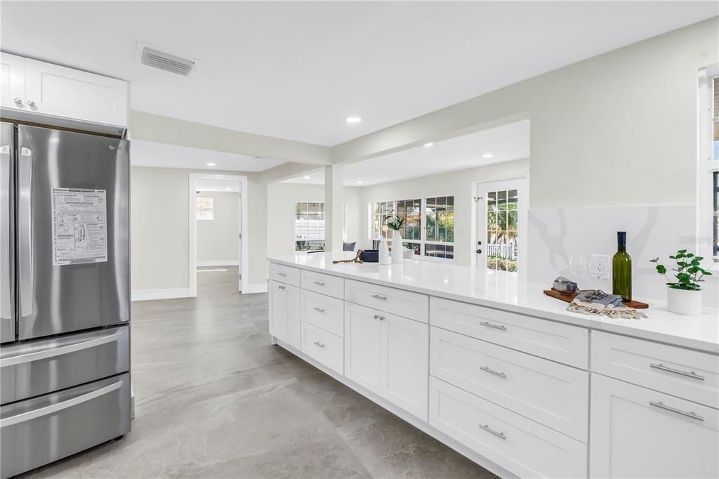 Interior, Kitchen, Recessed Lighting, Stainless Steel Appliances