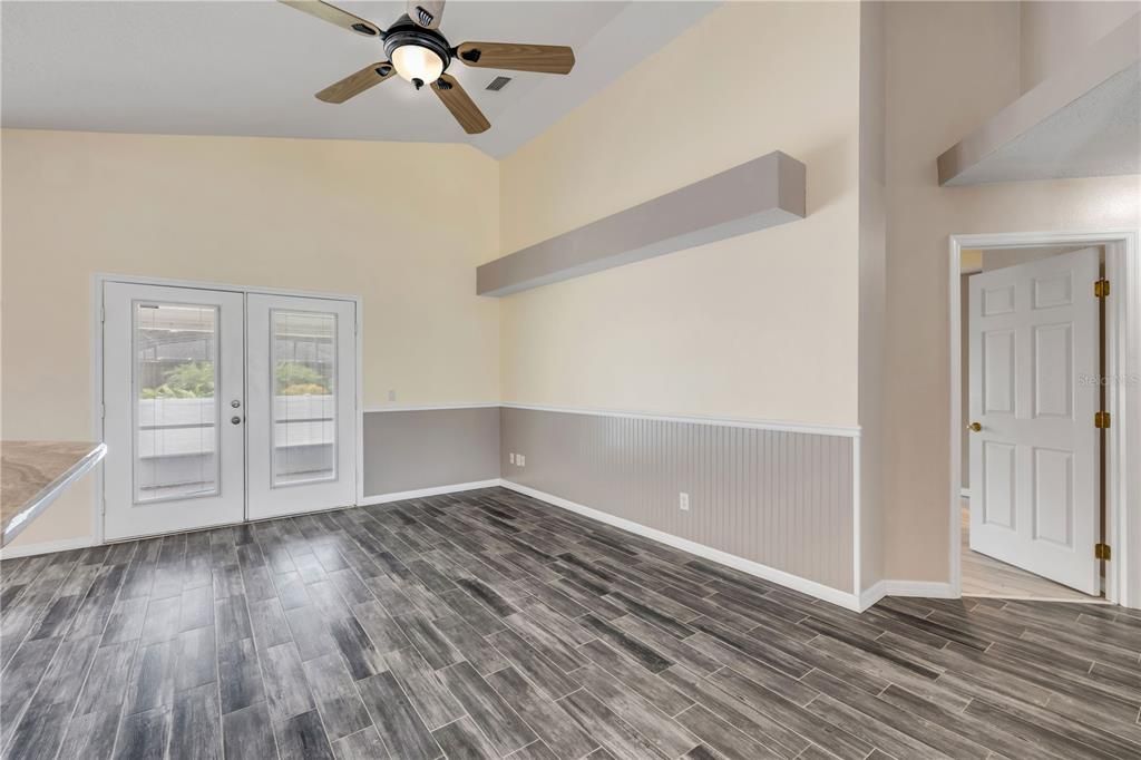 Empty room, Interior, Wood Texture Flooring