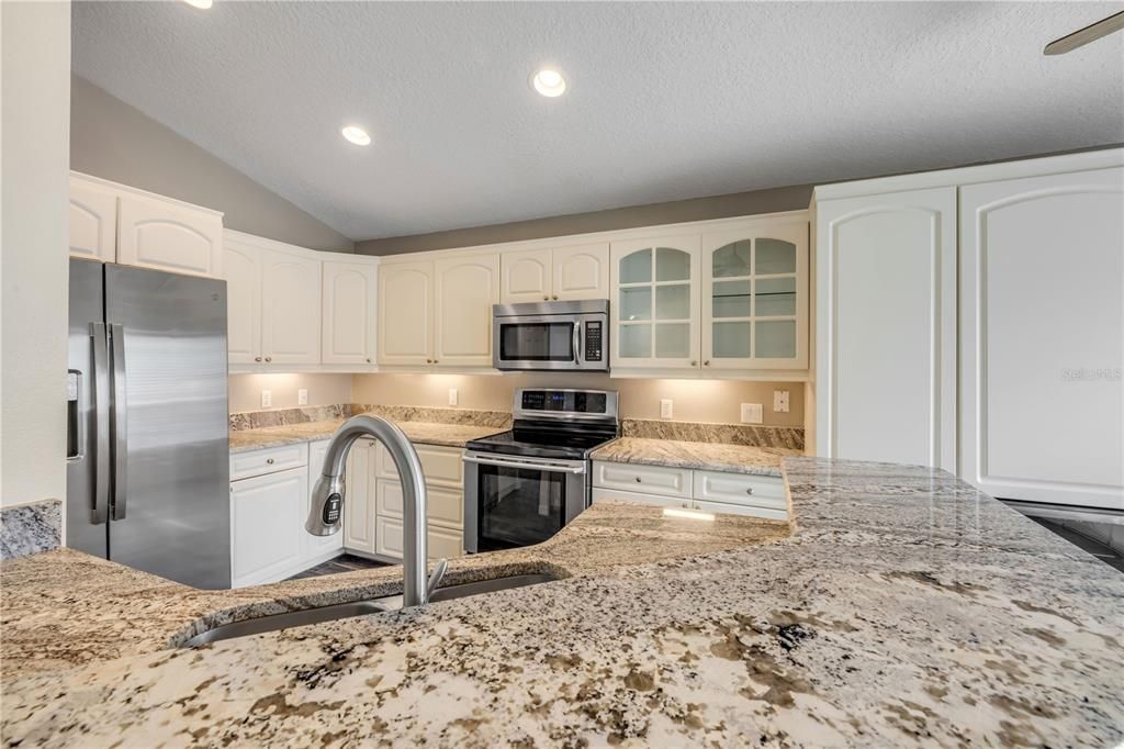 Interior, Kitchen, Recessed Lighting, Stainless Steel Appliances