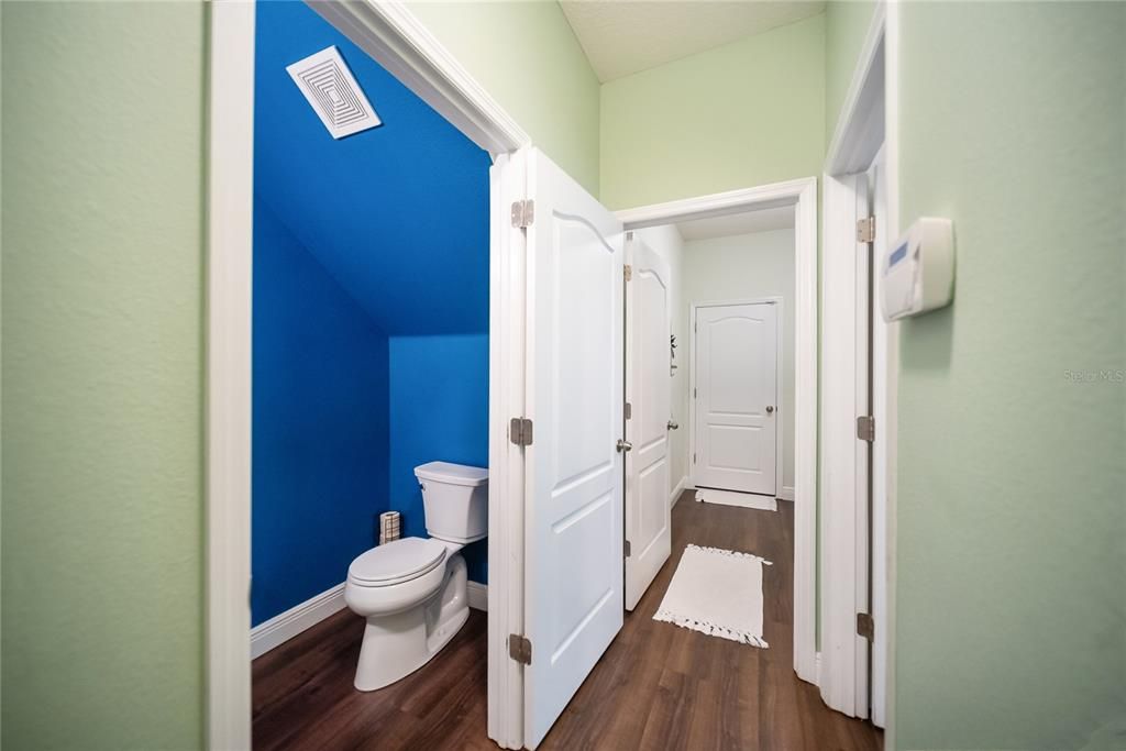 Bathroom, Interior, Wood Texture Flooring