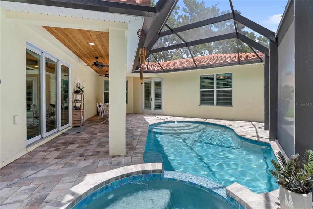 Glass Ceilings, Interior, Pool, Sun Room, Wooden Ceilings