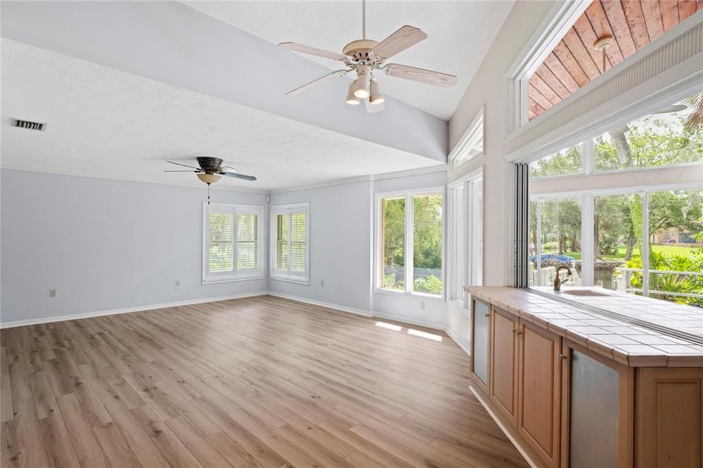 Empty room, Interior, Wood Texture Flooring