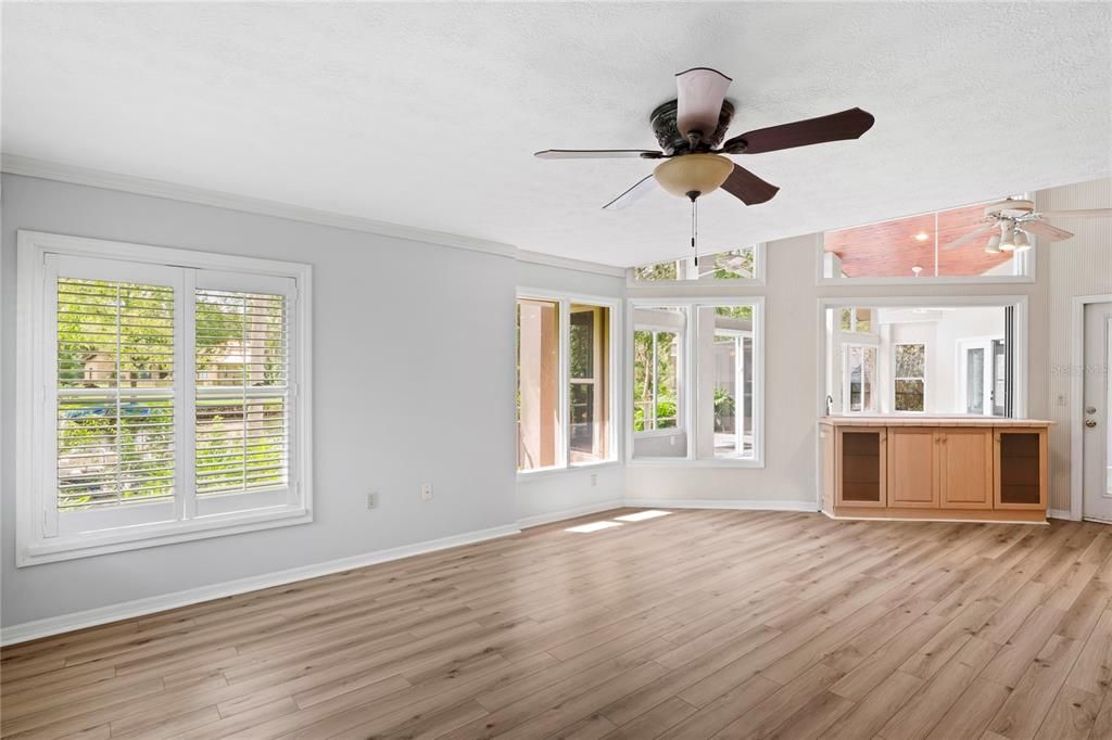 Empty room, Interior, Wood Texture Flooring