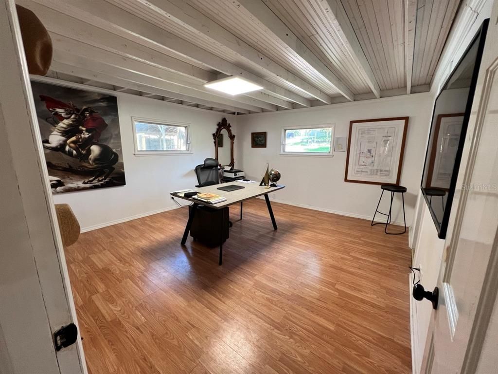 Home Office, Interior, Wood Texture Flooring
