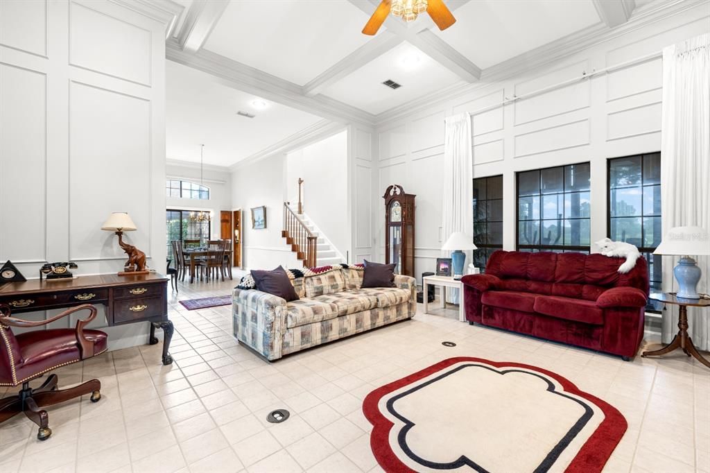 Dining room, Interior, Living room, Recessed Lighting