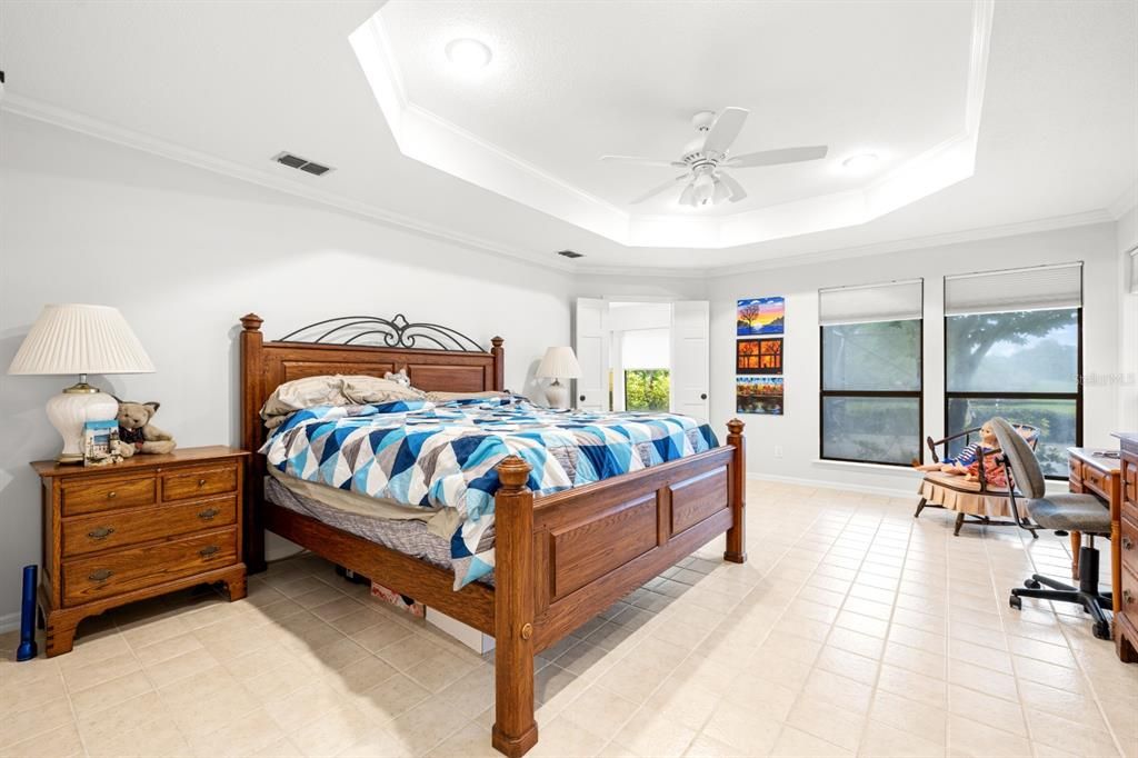Bedroom, Interior, Recessed Lighting