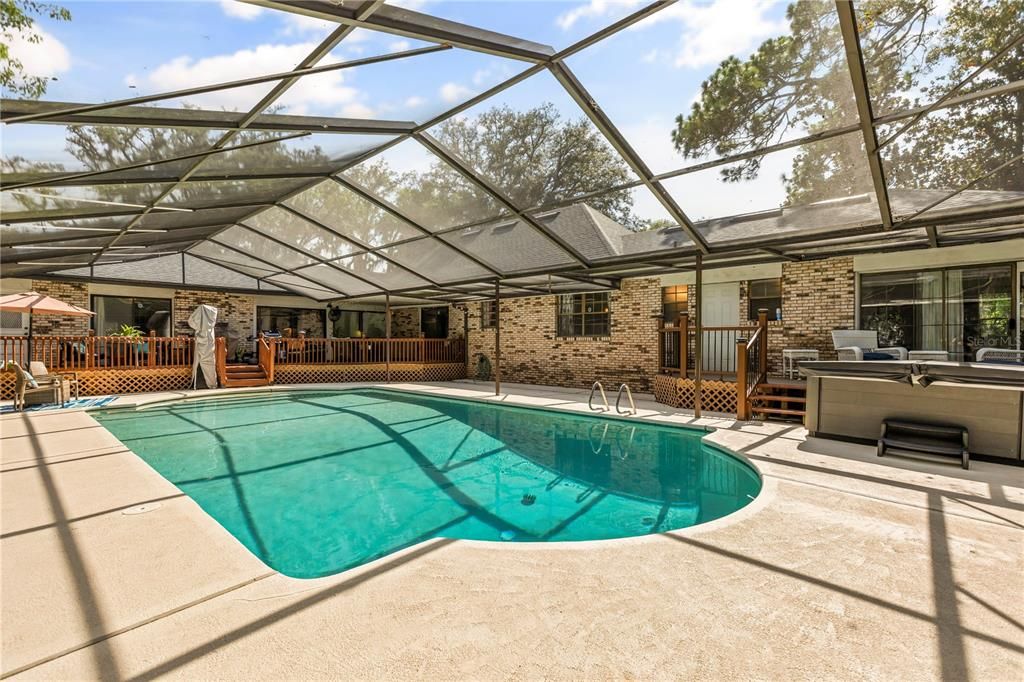Glass Ceilings, Interior, Pool, Stone Walls, Sun Room