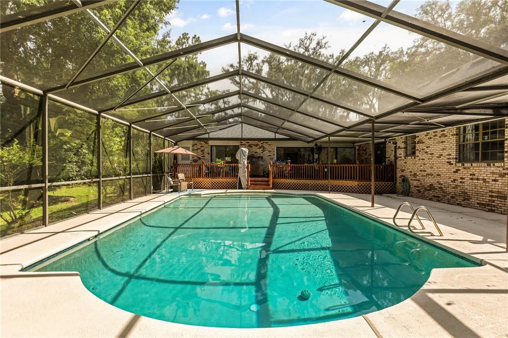 Glass Ceilings, Interior, Pool, Stone Walls, Sun Room