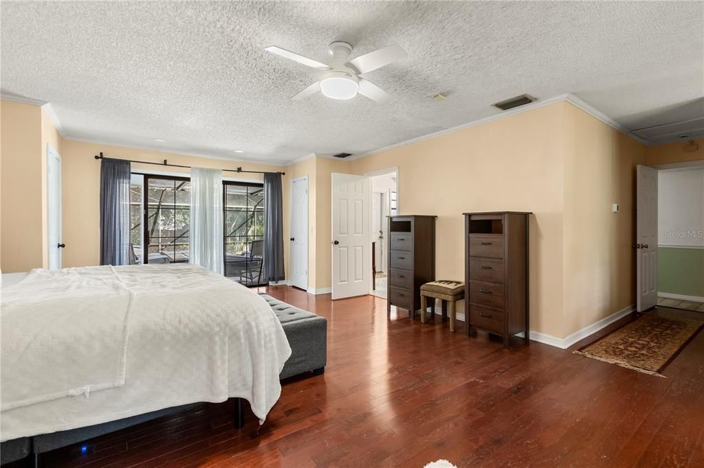 Bedroom, Interior, Wood Texture Flooring