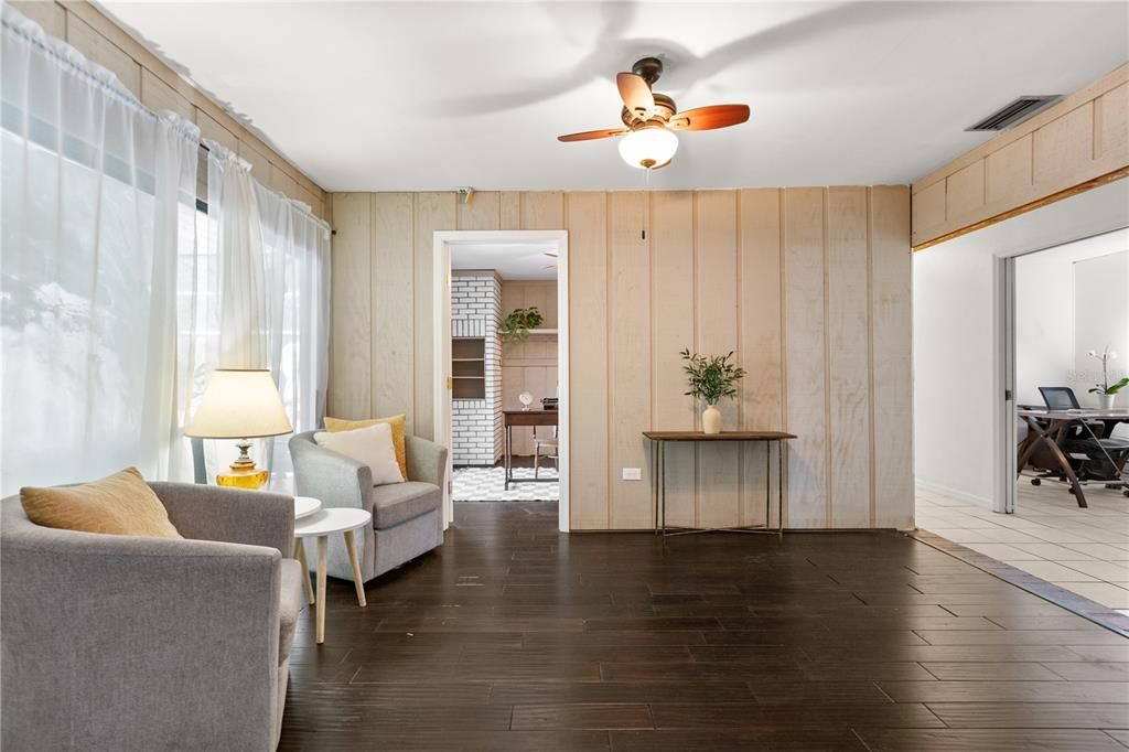 Dining room, Interior, Wood Texture Flooring