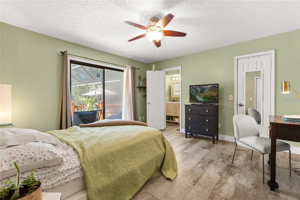 Bedroom, Home Office, Interior, Wood Texture Flooring
