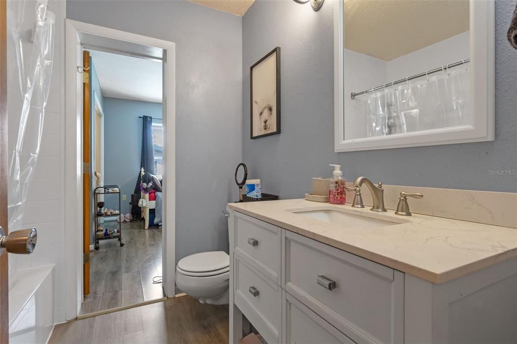 Bathroom, Interior, Wood Texture Flooring