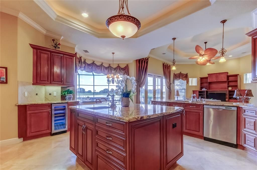 Interior, Kitchen, Pendant Lights, Recessed Lighting