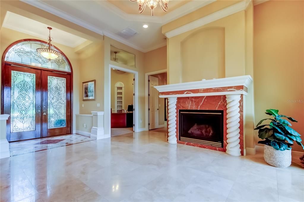 Fireplace, Interior, Pendant Lights, Recessed Lighting