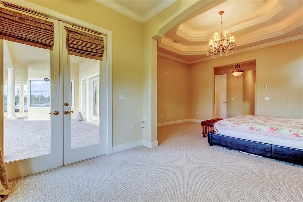 Bedroom, Chandelier, Interior
