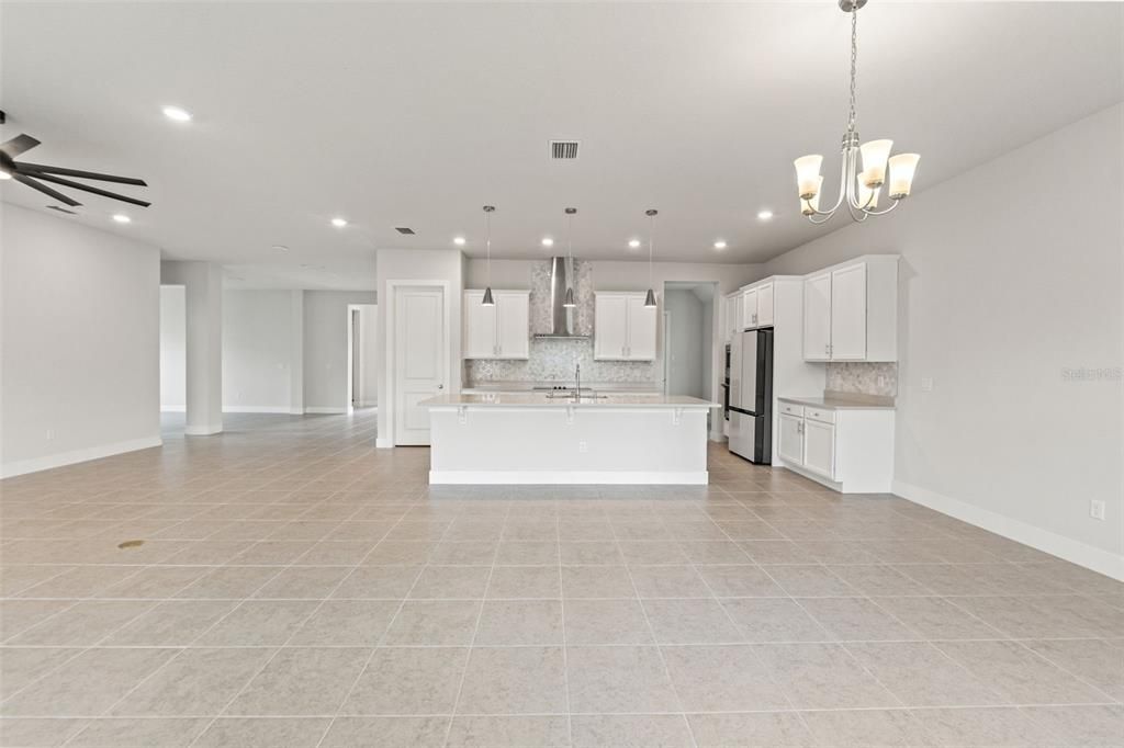 Chandelier, Interior, Kitchen, Pendant Lights, Recessed Lighting