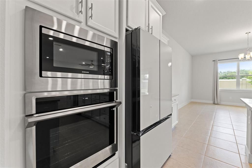 Chandelier, Interior, Kitchen, Stainless Steel Appliances