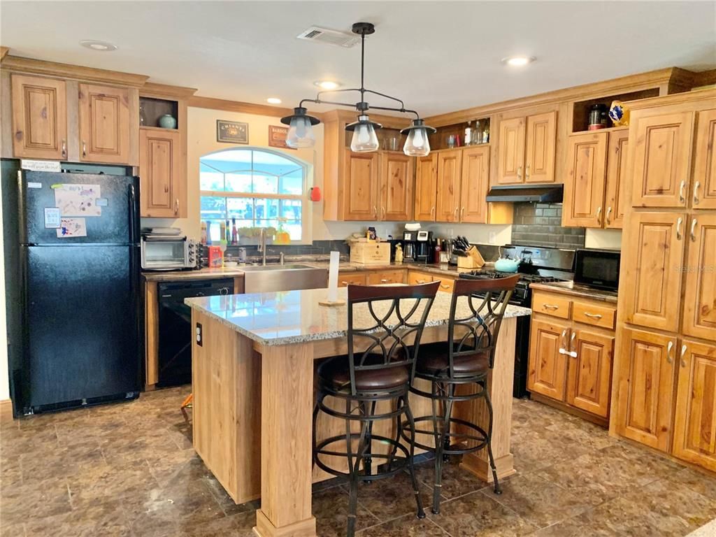 Interior, Kitchen, Pendant Lights, Recessed Lighting