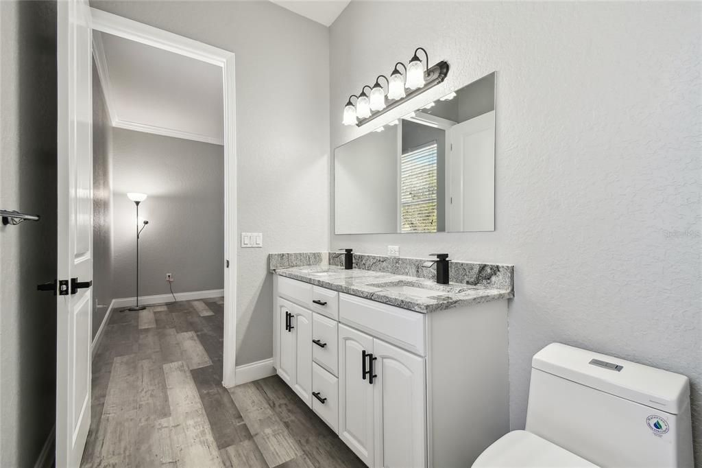Bathroom, Interior, Wood Texture Flooring