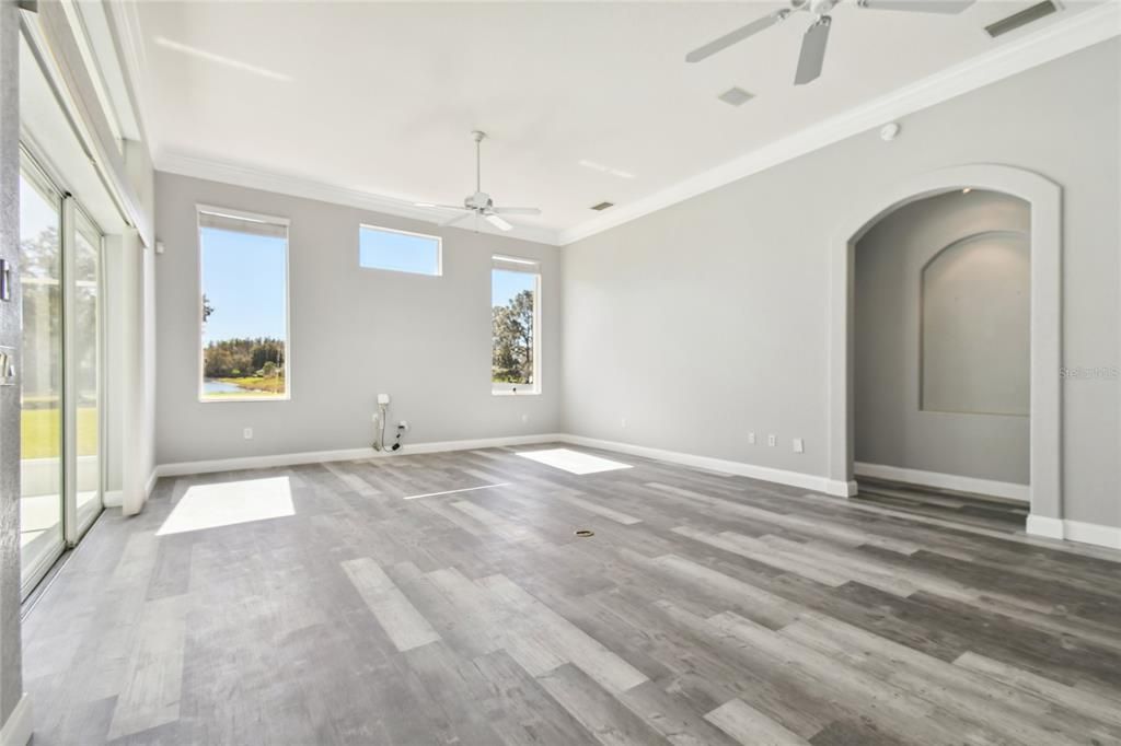 Empty room, Interior, Wood Texture Flooring