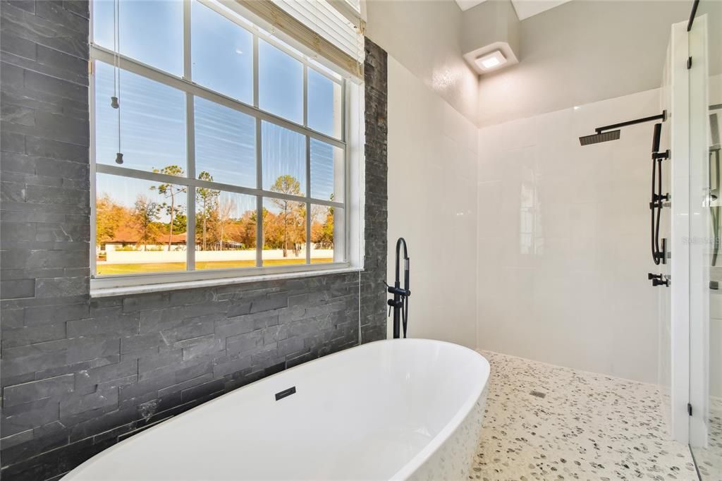Bathroom, Free Standing Baths, Glass Shower, Interior