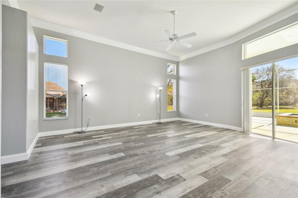Empty room, Interior, Wood Texture Flooring