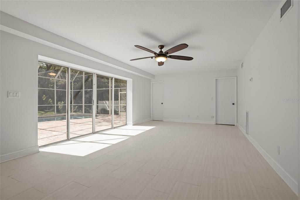 Empty room, Interior, Wood Texture Flooring