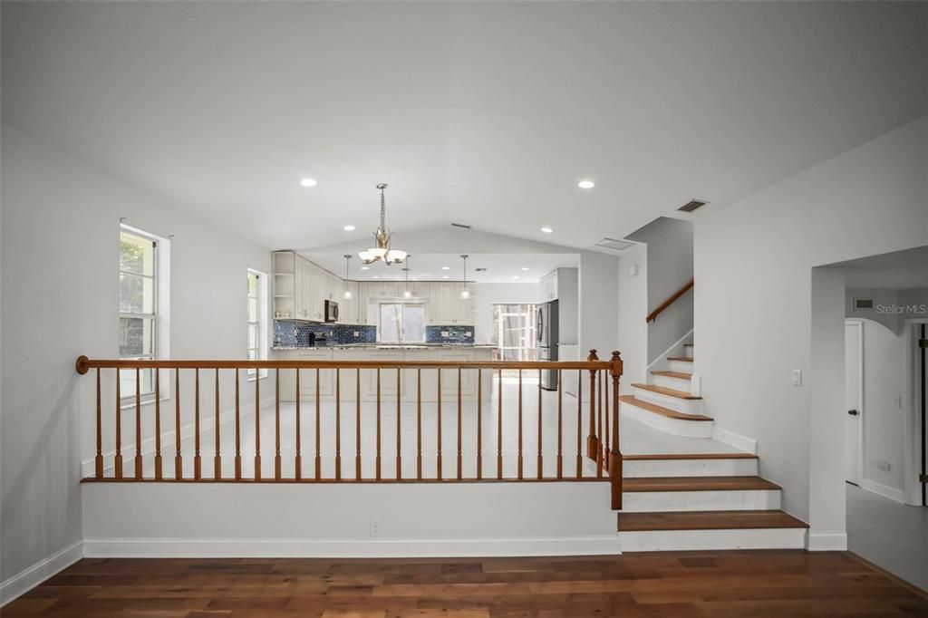 Chandelier, Interior, Recessed Lighting, Wood Texture Flooring